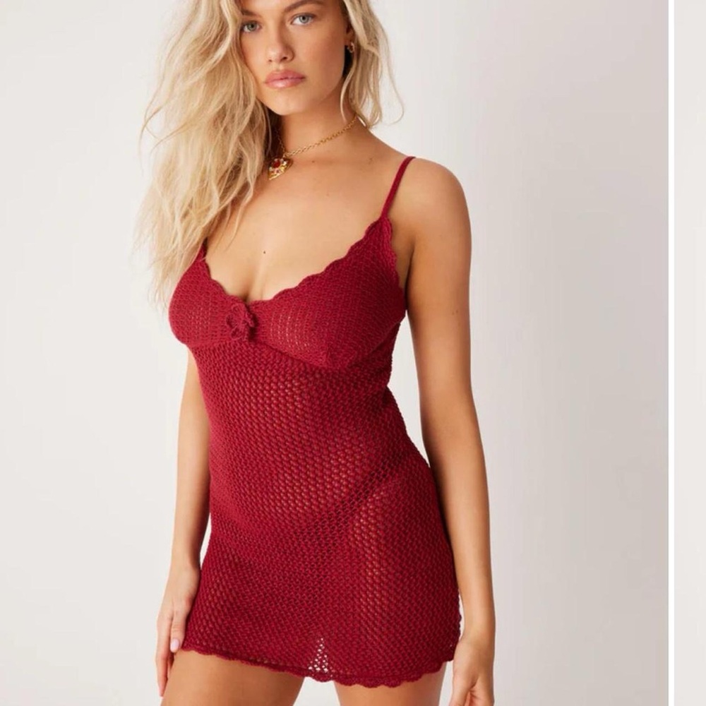 Frankie’s Bikinis Colette Mini Dress NWT